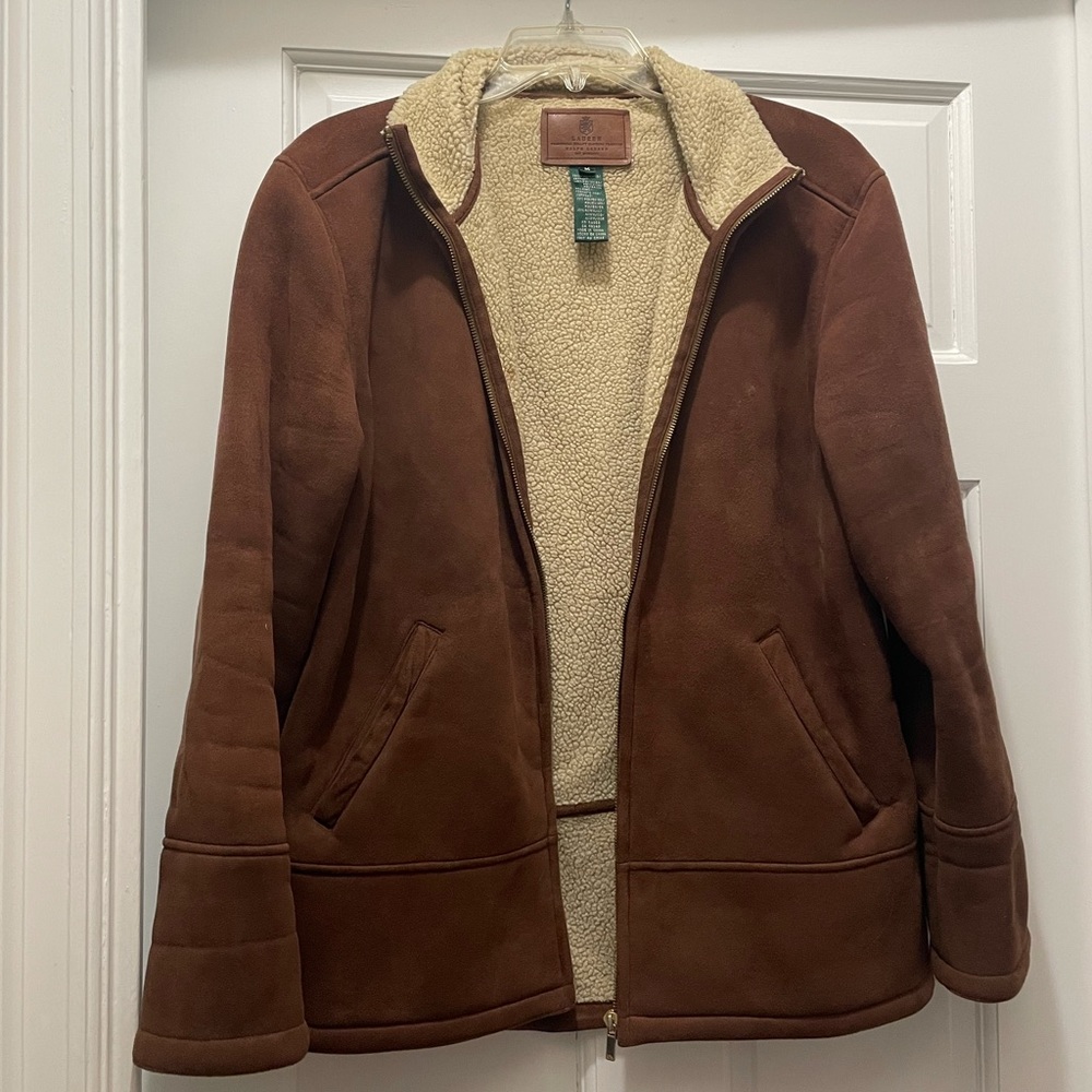 BROWN LAUREN BY RALPH LAUREN JACKET